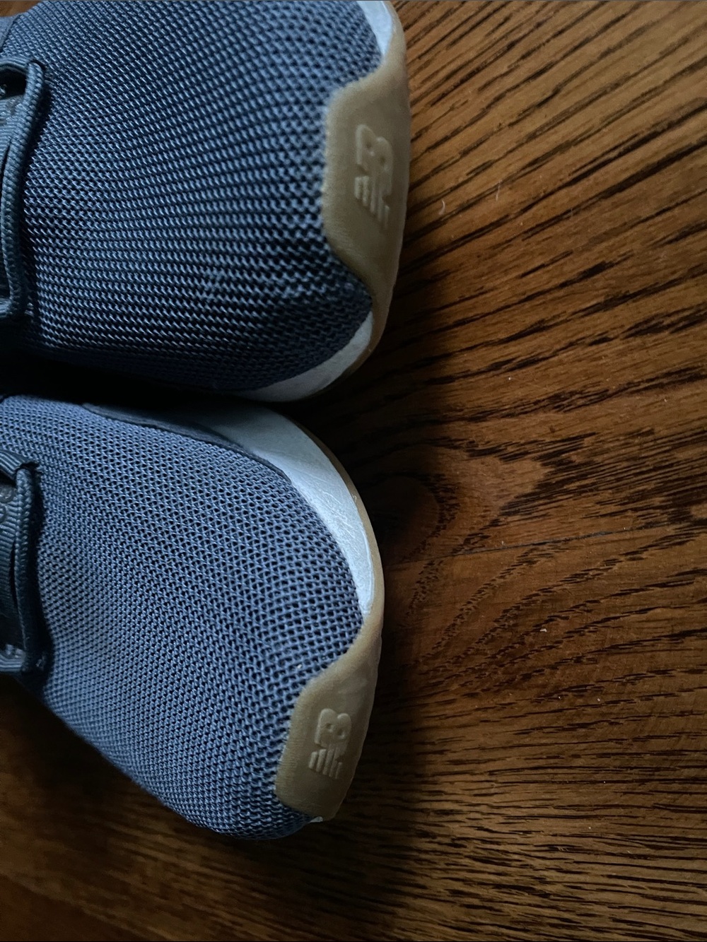 New Balance Men’s Dark Gray Athletic Sneakers - Picture 4 of 6